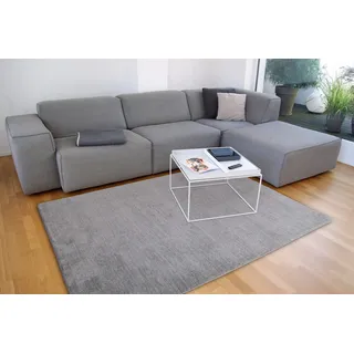 floor factory Gabbeh Teppich Karma grau 160x230 cm - handgefertigt aus 100% Schurwolle