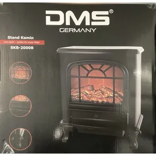 DMS Elektrokamin Elektrischer Kamin LED Standkamin Heizgerät Heizer 2000 W