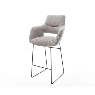 DeLife Barstuhl Yago-Flex 60 x 109 x 58 cm Silbergrau