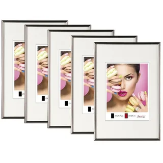 Ideal Trend Bilderrahmen grau 13x18 cm 5 St.