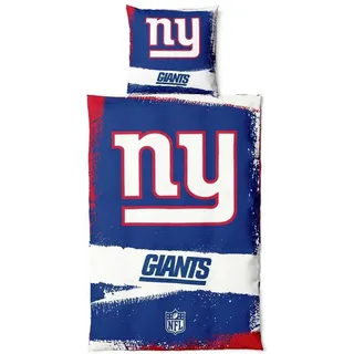 New York Giants Bettwäsche Bettwäsche-Set 'RAW' blau