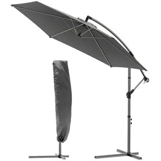VOUNOT Ampelschirm 300 cm Grau