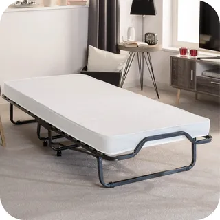 Gästebett Klappbett Bett Klappbar Feldbett Liege Klappmatratze Faltbett 90x200cm