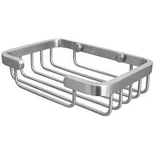Deezio Deluxe SUS-304 Edelstahl Seifenschalen, Seifenhalter, Seifenhalter, Seifenhalter, Wandmontage, Seifenschale Dusche Draht Seifenkorb (Satin Nickel)