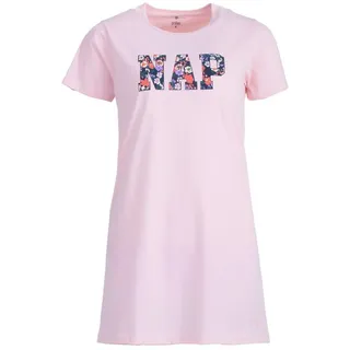 zeitlos Nachthemd Nap Young Fashion Kurzarm Sommer rosa XXL