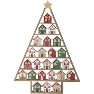 Bloomingville Adventskalender Calvin Tannenbaum-Form, L44xH61,5xB6 cm