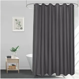 Eurcross Duschvorhang 180 x 220 cm dunkelgrau