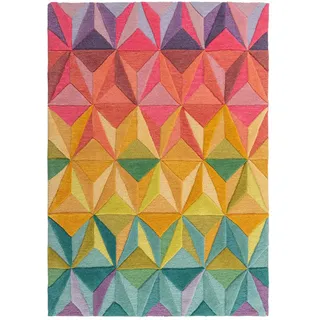 KADIMA DESIGN Luxus-Handgetufteter Wollteppich `Derwent Tilly` Multi-Farben. 160x230 cm | Kadima Design