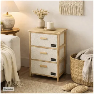 Hti-Living Kommode Melia 40 x 29 x 58 cm Beige