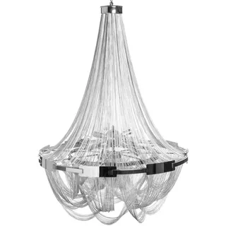 Licht-Erlebnisse Kronleuchter Ø 50 cm in Silber | Gr.: onesize