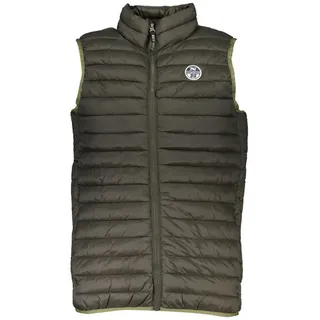 North Sails Outdoorjacke Herren Weste Grün - Ärmellose Jacke mit Taschen & Reißverschluss XL