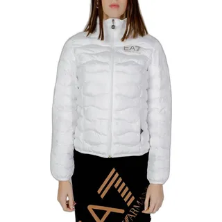 Ea7 472155 Damen Winterjacke mit Druckmuster in Weiß : Größe - XS Größe: XS - Weiß - XS