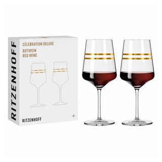 Ritzenhoff Rotweinglas Celebration Deluxe 001, Kristallglas bunt