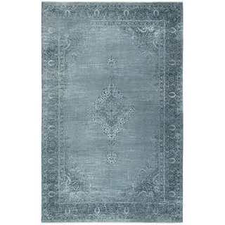 tesso living MARYLOU Designer-Teppich 80 x 145 cm Silber/Mehrfarbig
