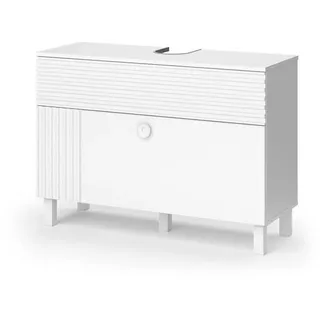 Vicco Waschbeckenunterschrank Sola Weiß 100.2 x 72.4 cm mit 2 Schubladen