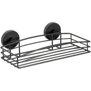 Wenko Wandablage, VACUUM-LOC (BHT 26x6,50x14 cm, schwarz