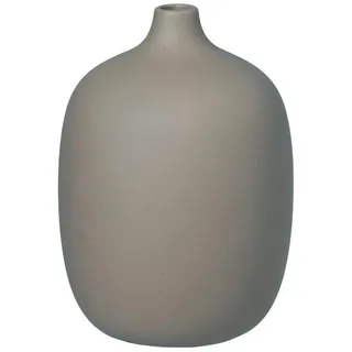 Blomus Vase Ceola, Taupe, Keramik, bauchig, 18.5 cm, auch für frische Blumen geeignet, Dekoration, Vasen, Keramikvasen