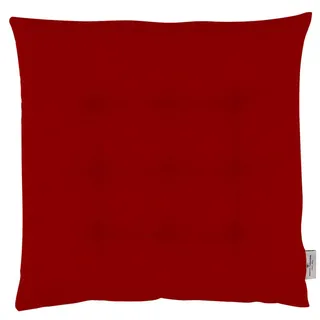 Tom Tailor Sitzkissen, Rot, Textil, 40x5x40 cm, Oeko-Tex® Standard 100, Wohntextilien, Kissen, Sitzkissen