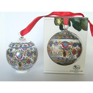 Hutschenreuther - Weihnachtskugel 1991 Kristall - Kugel aus Glas - NEU - OVP - 1. Wahl - Glaskugel