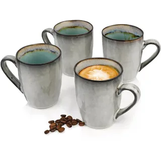 sänger Kaffeetasse 0,3 l Blau 4 St.