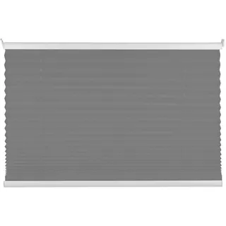 MYDECO Plissee FREE 70 x 130 cm grau