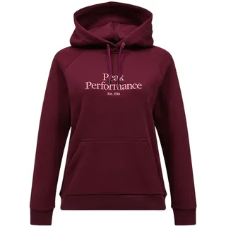 Peak Performance Hoodie rot S