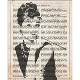 POSTER Audrey Hepburn A4 Rahmenlos