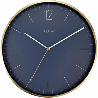 Nextime Essential Gold 34,0 cm 3252BL blau/gold