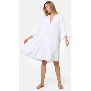 pm selected Sommerkleid Minikleid Weiß Einheitsgröße
