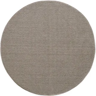 KADIMA DESIGN CIMA Webteppich 160 x 160 cm Braun