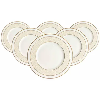 Villeroy & Boch Ivoire Speiseteller 27,5 cm Beige 6er Set