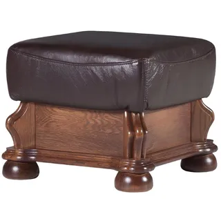 Xlmoebel Hocker Designer-Pouf aus Leder und Textil, modern und funktional (1 St., Hocker 4062292181405), Hergestellt in Europa braun