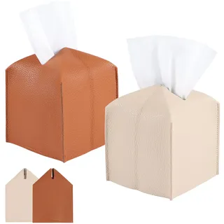 2 Stücke Kosmetiktücherbox, Taschentuchbox, Taschentuchspender, Tissue Box