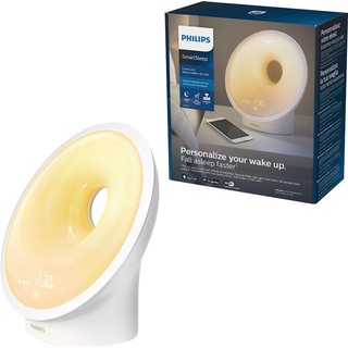 Philips Tageslichtwecker SmartSleep HF3672/01 mit 8 natürlichen Wecktönen, UKW Radio und 25 Lichteinstellungen weiß
