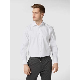Regular Fit Business-Hemd aus Popeline, Weiss, 39
