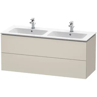 Duravit Waschtischunterschrank 2 Auszüge 129 x 55 x 48,1 cm Grau Matt