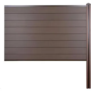 MCW Windschutz Savoie 188 cm braun WPC