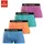 Hipster Boxershorts blau lila orange türkis S