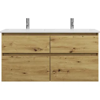 Burgbad Lin20 Doppelwaschtisch 123 x 49,5 cm (SGHN123F5353C0001)