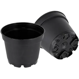 GREEN24 100 Runde Mini Pflanztöpfe Ø 6 cm Anzuchttöpfe Pflanztöpfe Blumentöpfe Saattöpfe runde Töpfe (100 Stück)