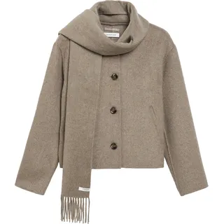 Comma, Doubleface-Jacke braun M