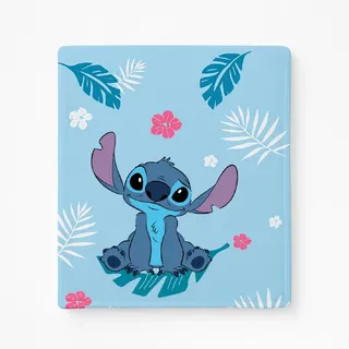 Jerry Fabrics Lilo & Stitch Kuscheldecke 100 x 150 cm Blau