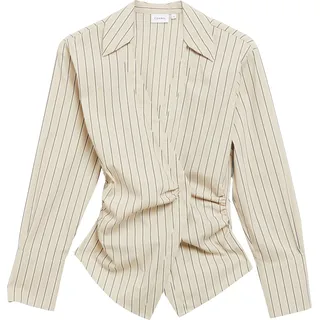 Comma, Wickelbluse beige 44