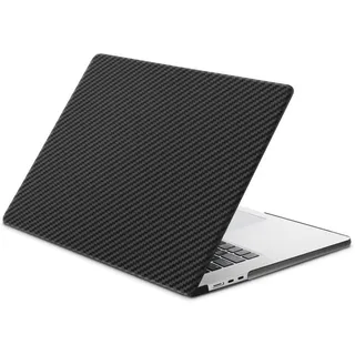 Black Rock Hama Hülle für MacBook Air M2 2022 13 Zoll (ultradünne Schutzhülle, Macbook Zubehör, Schutz, Case, Cover gegen Kratzer und Schmutz, Hartschale, Komplettschutz) Carbon