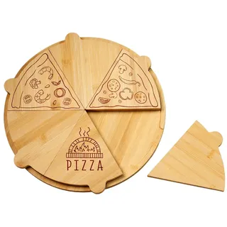 KESPER Pizza-Teller 36x36 cm beige 7er Set