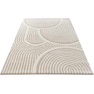 Teppich LEONIQUE "»Imogen«" Teppiche Gr. B/L: 80 cm x 150 cm, 13 mm, 1 St., beige (sand) Esszimmerteppiche