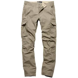 Vintage Industries Cargohose Reef klassisch Grün S
