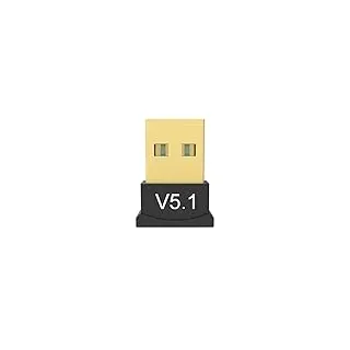 Demiawaking USB Bluetooth 5.1 Adapter, USB Bluetooth 5.1 Dongle, Wireless Sender Empfänger, 2,4 GHz für Computer, Laptop-PC