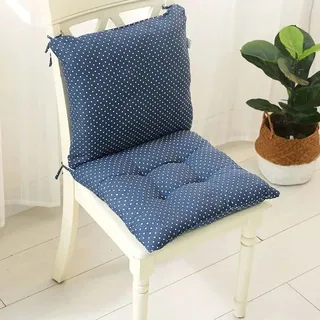 Generisch Sitzauflage Stuhl Mit Gequetschter Dicke – 1/2/4 Sets Esstuhlpolster Mit Lehne, Gartenstuhlauflagen, FüR EsszimmerstüHle, Esszimmer, Garten Und BüRo(2,45x45cm(1pcs))