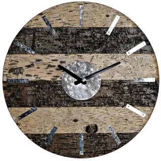 DKD Home Decor Uhr Wanduhr DKD Home Decor Metallic Holz Metall 40 x 36 x 40 cm braun